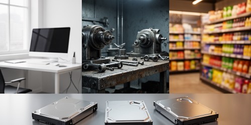Comparativo: HDD para escritório, indústria e varejo